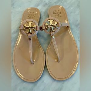Tory burch jelly sandals. Size 7.